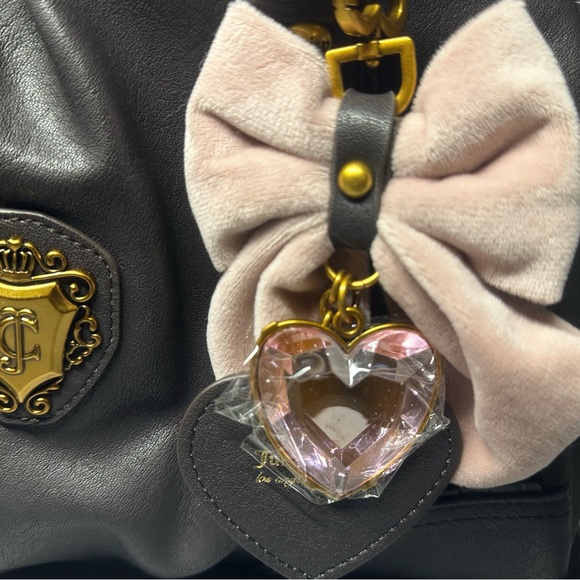 Juicy Couture Romance Satchel Crossbody in Brown and Pink NWT - Picture 5 of 14